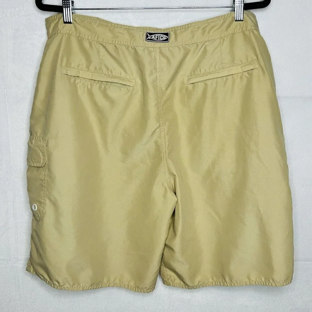 AFTCO Bluewater Shorts Sz 36 Khaki 9